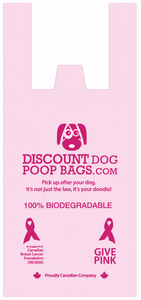 Biodegradable Poop Bags - Pink