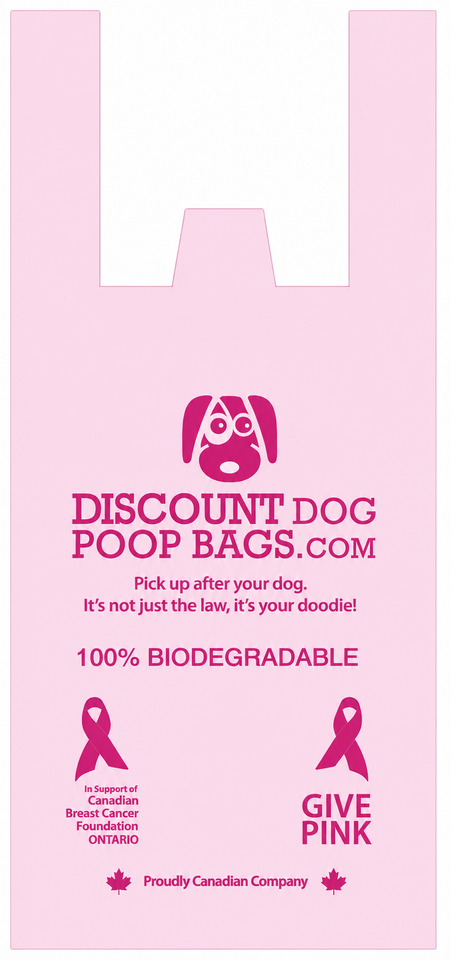 Biodegradable Poop Bags - Pink