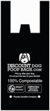 Compostable Poop Bags - Black  - 1000 PACK