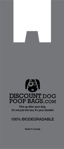 Biodegradable Poop Bags - Grey
